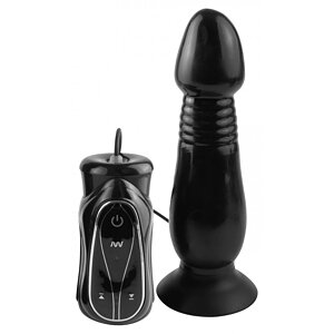 Vibrator Anal Thruster Fantasy Collection Negru pe Denysa.ro
