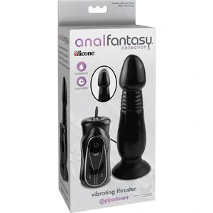 Vibrator Anal Thruster Fantasy Collection Negru