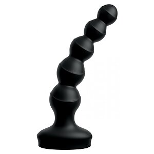 Vibrator Anal Wall Beads Negru pe Denysa.ro