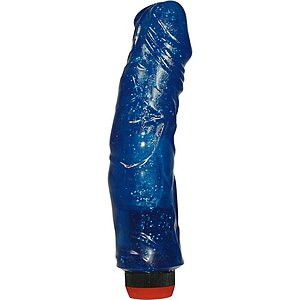 Vibrator Big Jelly Albastru Thumb 1
