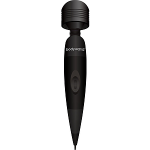 Vibrator Bodywand Midnight Plug-in Negru pe Denysa.ro