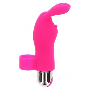 Bunny Vibrator Pentru Varful Degetului Roz