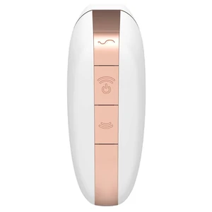 Vibrator Clitoridian Love Triangle Alb