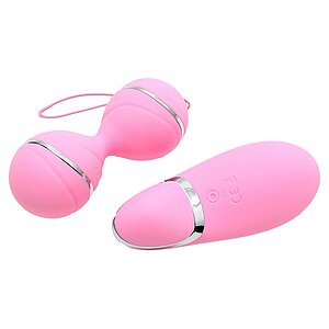 Vibrator Clitoridian Rimba Ibiza Cu Bile Vaginale Roz pe Denysa.ro