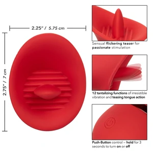 Vibrator Clitoris French Kiss Seducer Roșu