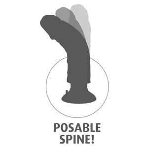 Vibrator cu Ventuză King Penis 20cm