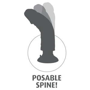 Vibrator Cu Ventuză King Penis 25cm