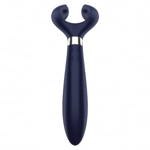 Vibrator Cuplu Partner Multifun 3 Albastru