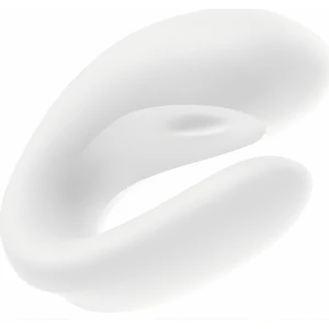 Vibrator Cuplu Satisfyer Double Joy Alb