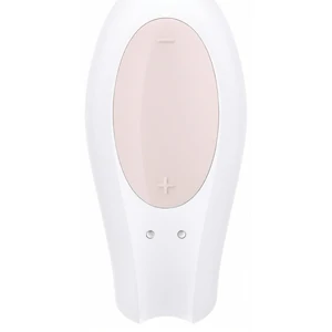Vibrator Cuplu Satisfyer Double Joy Alb