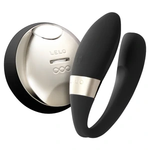 Lelo Tiani 2 Vibrator Cuplu Negru Vibrator Reincarcabil Usb Tiani 2