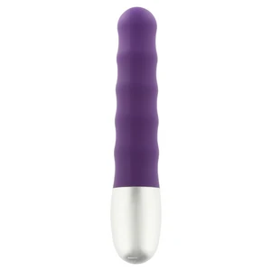 Vibrator Discretion Ribbed Mov pe Denysa.ro