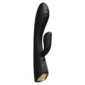 Vibrator Dorcel Flexi Rabbit Heating Negru pe Denysa.ro