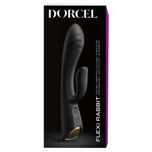 Vibrator Dorcel Flexi Rabbit Heating Negru