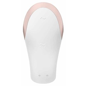 Vibrator Double Love Luxury Partner Alb