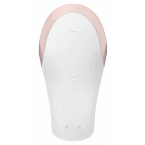 Vibrator Double Love Luxury Partner Alb