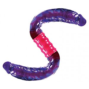 Vibrator Dublu Flexi-Dong Mov pe Denysa.ro