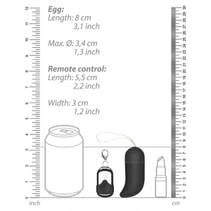 Vibrator Egg Wireless Vibrating Punctul G Negru