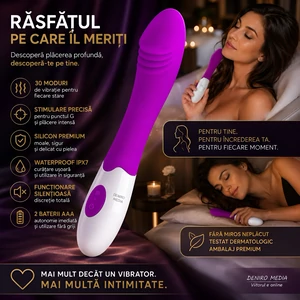 Vibrator Esențial Pretty Love Punct G Adorabil Mov