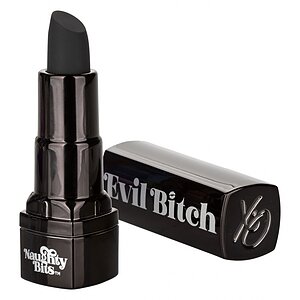 Vibrator Evil Lipstick Negru pe Denysa.ro