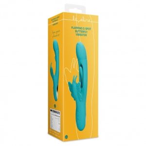 Vibrator Fluture G 3 Motoare Peste 10 Moduri Reîncărcabil Albastru