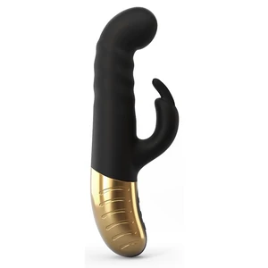 Vibrator G-Stormer Thrusting Rabbit Negru