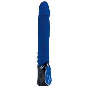 Vibrator Realist Din Silicon Albastru 30 Cm