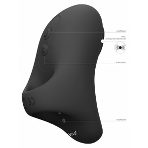 Vibrator Hana Finger Negru
