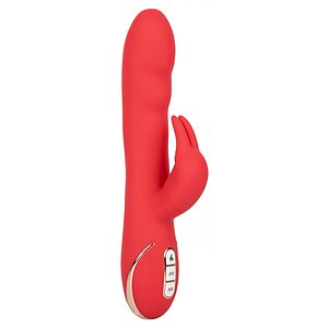 Vibrator Heated Ultra-Soft Rabbit Rosu pe Denysa.ro