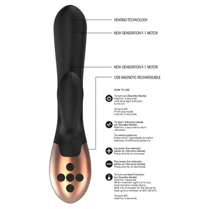 Vibrator Heating Punctul G Exquisite Negru