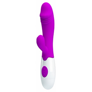 Vibrator Iepuraș Frumos Acțiune Rapidă Mov pe Denysa.ro