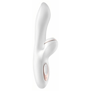 Vibrator Iepuraș Satisfyer Profesional Punctul G Alb pe Denysa.ro