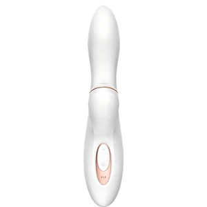 Vibrator Iepuraș Satisfyer Profesional Punctul G Alb