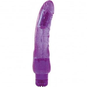 Vibrator Jammy Jelly Bright Glitter Mov pe Denysa.ro