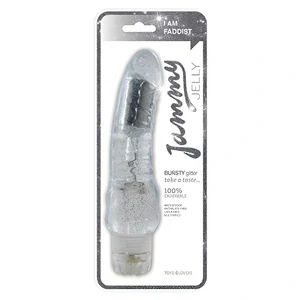 Vibrator Jammy Jelly Bursty Glitter Transparent