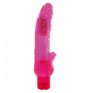 Vibrator Roz Glitter Pentru Stimulare Clitoridiana