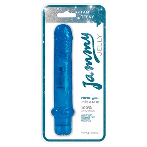 Vibrator Jammy Jelly Fresh Glitter Albastru