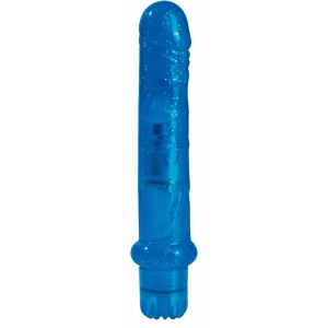 Vibrator Jammy Jelly Fresh Glitter Albastru pe Denysa.ro