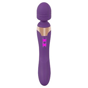 Vibrator Javida Double Massager Mov pe Denysa.ro