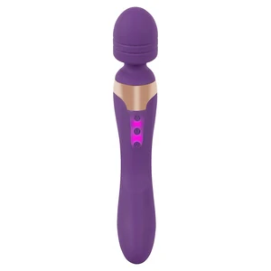 Vibrator Javida Double Massager Mov pe Denysa.ro
