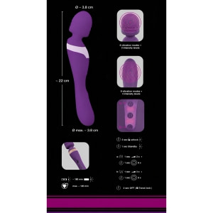 Vibrator Javida Double Massager Mov