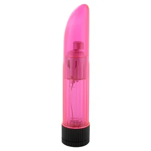 Vibrator Lady Finger Clear Roz pe Denysa.ro
