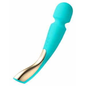 Vibrator Lelo Smart Wand 2 Massager Turcoaz pe Denysa.ro