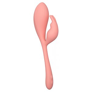 Vibrator Liquid Silicone Bunny Roz pe Denysa.ro