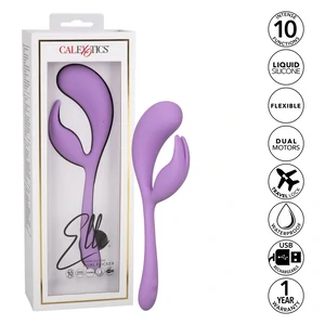 Vibrator Liquid Silicone Dual Flicker Mov