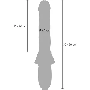 Vibrator Magnum Opus Thruster Pro Negru