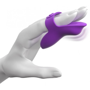 Vibrator Mic Pentru Deget Her Finger Mov pe Denysa.ro