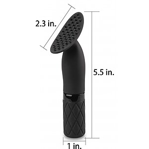 Vibrator O-Sensual Clitoris Jiggle Negru