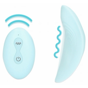 Vibrator Pentru Chiloți Loveline, Arctic Blue, 10 Moduri Albastru pe Denysa.ro
