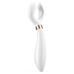 Vibrator Pentru Cuplu Multifun 3 Alb